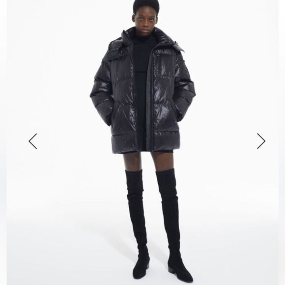 $695 The Kooples  DOWN JACKET PUFFER COAT NWT - Picture 2 of 16